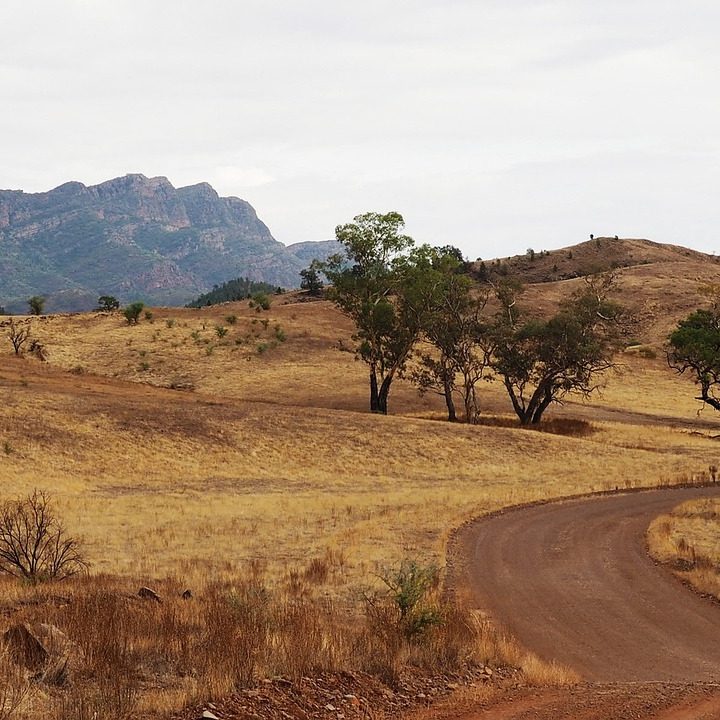 Outback Trails Winding Through Australia's Rugged Backcountry